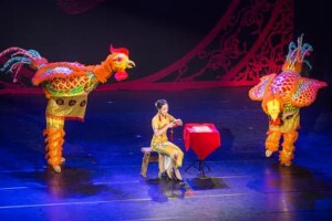 傳統舞蹈前山鳳雞舞與剪紙演出